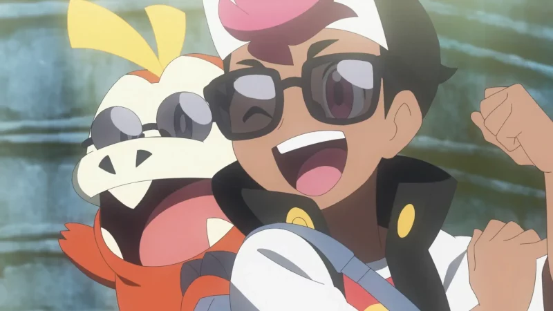 Capitulo 37: Fuecoco… ¿Apoya a los malos? – Serie Horizontes Pokémon