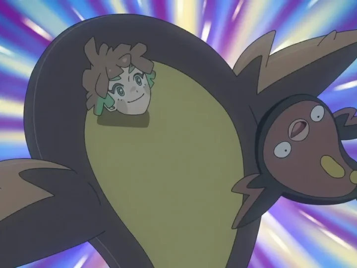 Capitulo 97 Serie Horizontes Pokémon: ¿La gran sonrisa de un travieso Stunfisk?
