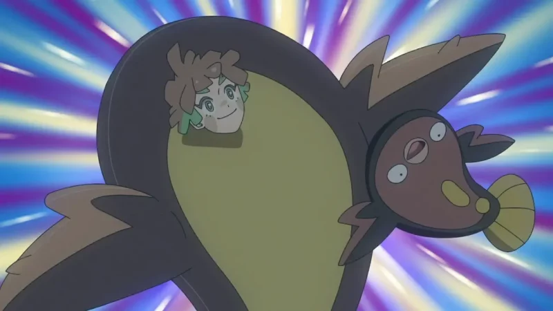 Capitulo 97 Serie Horizontes Pokémon: ¿La gran sonrisa de un travieso Stunfisk?