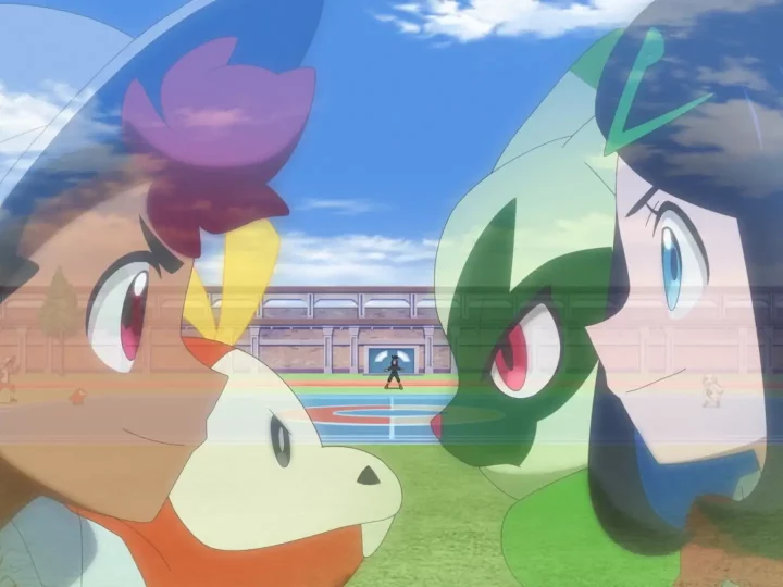 Capítulo 22: ¡Brilla, teracristalización! ¡Liko enfrenta a Rod! – En busca de Laqua Serie Pokemon