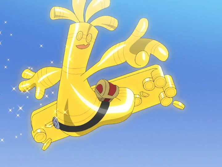Capitulo 105 Serie Horizontes Pokémon: Surfeando con Gholdengo después de la tormenta