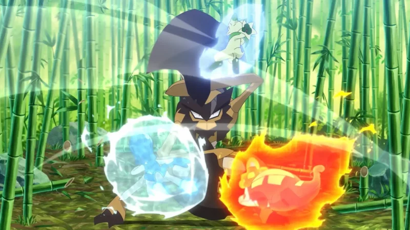 Capítulo 28: Kleavor, el guerrero solitario – En busca de Laqua Serie Pokemon