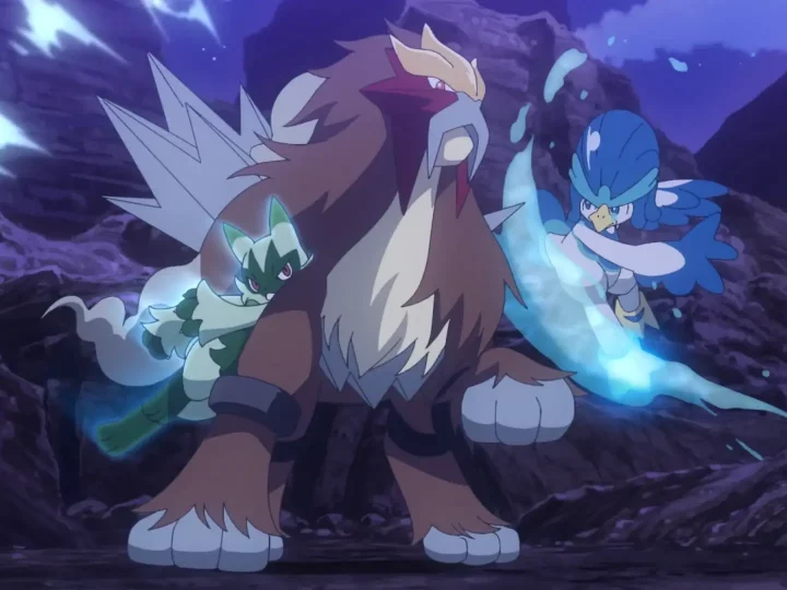 Capítulo 33: ¡El feroz grito de guerra de Entei! – En busca de Laqua Serie Pokemon