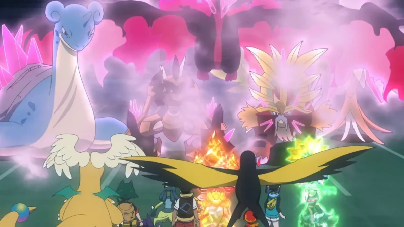 Capitulo 110 Serie Horizontes Pokémon: Los Seis Héroes muestran sus colmillos