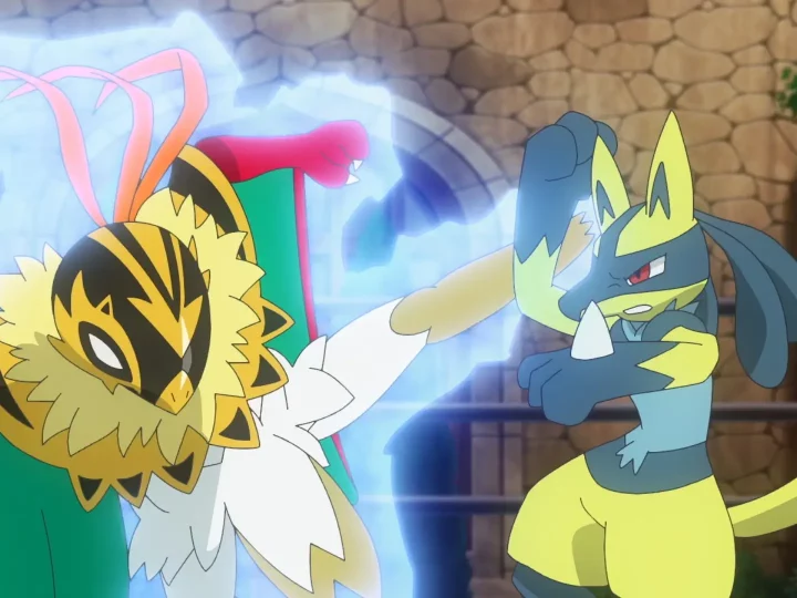 Capitulo 132 Serie Horizontes ¡Revancha! ¡Un desafío para Lucario!